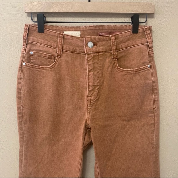 Anthropologie Pilcro Mid Rise Flare Jeans in Copper Rust Size 26 - Picture 5 of 15